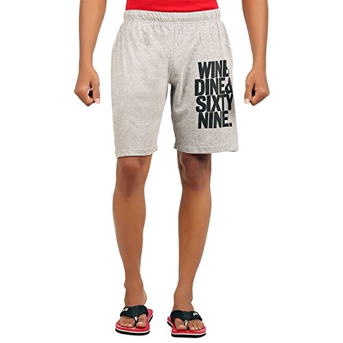 utopian club graphic cotton shorts