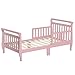 Dream On Me Classic Sleigh Toddler Bed, Blush Pink