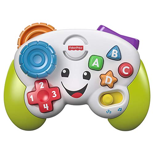 Fisher-Price Lernspaß-Spiel-Controller | Spielzeug mit Musik & Lichtern | Babyspielzeug ab 6 Monate | Spielsachen für Feinmotorik, Zahlen, Formen usw. | Spielzeug ab 6 Monate | Spricht Deutsch, FWG14
