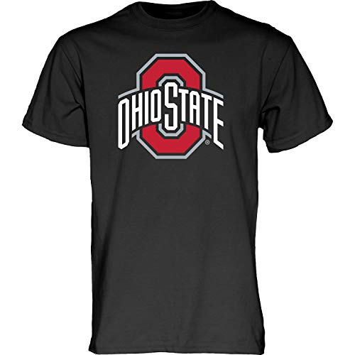 NCAA Ohio State Buckeyes Mens T Shirt Black Icon, Ohio State Buckeyes Black, XX-Large