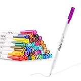 Fineliner Pens, Ohuhu 72 Colors Fine Tip Colored Writing Drawing Markers Pens Fine Line Point Marker Pen Set for Bullet Journal Planner Note Calendar Coloring Art Projects