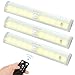 Litake Remote Control LED Lights Bar, Wireless LED Under Cabinet Lighting, Dimmable Battery Operated Closet Light Stair Night Lights, Stick on Anywhere Safe Light for Kitchen Hallway Bedroom, Arc