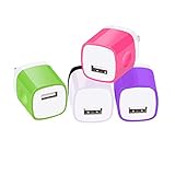 Charger Plug , MaxMall 4-Pack Universal AC USB 1.0AMP Home Travel Wall Charger Power Adapter for iPhone 6 Plus, 6s Plus, iPad, Tablet, Samsung Galaxy S7 Edge, S6, Note 5, HTC, Sony, LG and More
