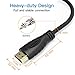 PERLESMITH 4K HDMI Cable 6ft 4 Pack-HDMI 2.0 Cable Cord with 90 Degree HDMI Adapter & Cable Ties-High Speed HDMI Cables for Ethernet PS4 1080P Xbox Playstation 3D BLU Ray Laptop PC, Black