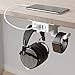 HumanCentric Headphone Stand with USB Charger (White) | Under Desk Headset Hanger and Mount with USB-C, USB-A and QC 3.0 | Gaming, Computer, and PC Accessorythumb 3