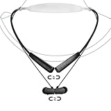 Avantree ULTRA-SLIM & MAGNETIC Bluetooth Neckband Headphones aptX V4.1, Around the Neck In-Ear earbuds with Microphone for iPhone, Samsung smartphone - NB02