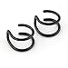 Jovivi 3 Pairs Men Women Stainless Steel Ear Cuffs Non-Pierced Clip On Wrap Earrings Fake Ear Cartilage Cuff Earrings