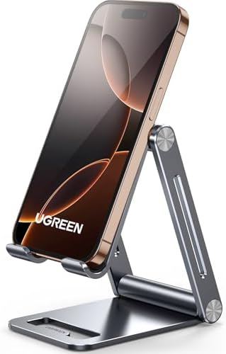 UGREEN Phone Stand Aluminum Ultra Stable Mobile Stand Adjustable