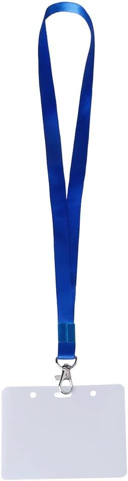 nuoshen Lanyard Card Holder, 40 pcs Waterproof Name Tag Badge Transparent Conference Work Pass ID Card Holders for Office & Exhibition - Image 5