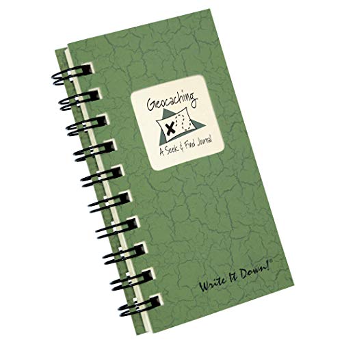 Journals Unlimited "Write it Down!" Series Guided Journal, Write It Down, Geocaching, A Seek & Find Journal, Mini-Size 3"x5.5", with a Green Hard Cover, Made of Recycled Materials - Thumbnail 5