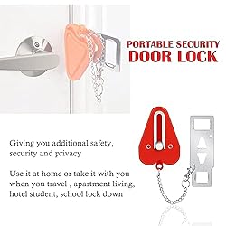 Portable Door Lock, Latrent Thicken Solid Heavy