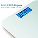 GDEALER Body Scale 400lb/180kg Digital Bathroom Scale with 6mm Tempered Glass Surface, Step-On Technology, High Precision, Extra Large Lighted LCD Display