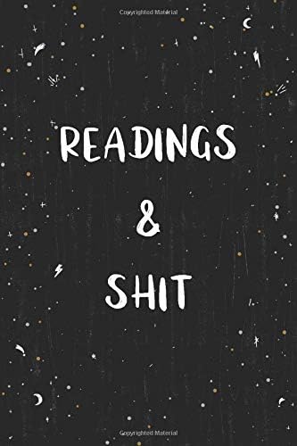 Readings & Shit: Tarot Journal Three Card Spread - Tarot Diary For Recording And Interpreting Readings - 200 Page Fill In - Desk Travel Trim Size  - ... Daily Draw 3 Tarot Card Spread Witch Journal
