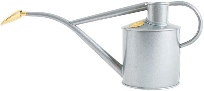 Amazon Com Haws Indoor Metal Watering Can With Rose And Gift Box 2 Pint 1 Liter Titanium Home Kitchen