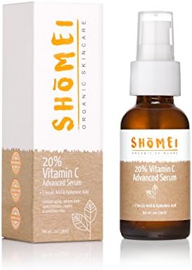 Vitamin C Serum | Maximum Strength 20% Vitamin C + E + Ferulic Acid + Hyaluronic Acid, Best Anti-Aging Serum that Hydrates + Repairs | Plant Based, Paraben Free, Non GMO - 1oz