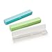 Eunion Toothbrush Holder Toothbrush Case, Plastic Toothbrush Holder for Travel-Clear White 2 Pack