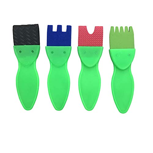 Ktyssp Kids Art & Craft 31pcs Sponge Painting Brushes Kids Painting for Toddlers - Thumbnail 3