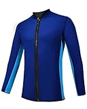 REALON Men's Wetsuit Top Jacket, 2mm Neoprene Women