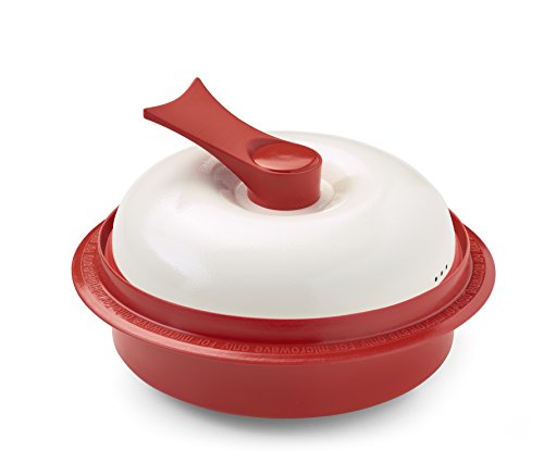 Range Mate Pro Nonstick Microwave 5-in-1 Grill Pot/Pan Cookware Set "As Seen On TV" (Grill, Bake, Roast, Saute, Steam, Poach, & One Pot Meals) (Red) 2 Range Mate Pro Nonstick Microwave 5-in-1 Grill Pot/Pan Cookware Set "As Seen On TV" (Grill, Bake, Roast, Saute, Steam, Poach, & One Pot Meals) (Red) - Image 3