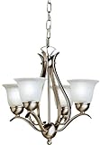Kichler 2019NI Dover Mini Chandelier 4-Light, Brushed Nickel