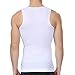 Shaxea Men's Seamless Compression Shirt, Body Slimmer Shapewear with Tummy Control, Gynecomastia Undershirt Tank Top