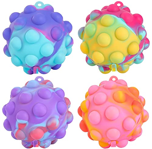 Pop Fidget Toys Bulk Its Ball Toy 4 PCS 3D Stress