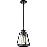 Nuvo Lighting 45923675515 One Light Mini Pendant, Black