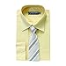 Jacques Valmont Boy's Long Sleeve Shirt with Tie and Accessories (Multiple Colors)