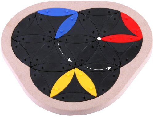 Hape Twiddler Triple Temptation Brain Teaser Wooden Puzzle