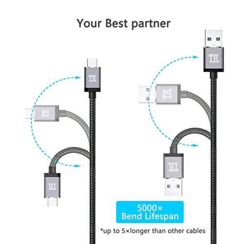 image for USB Type C Cable,TechRise 1M USB-C to USB 3.0 A High-Speed Charging & 