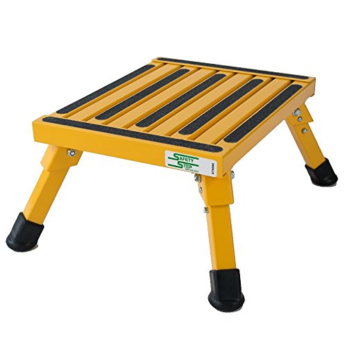 Aluminum Safety Bariatric Folding Step Stool with 1000 lb. Load