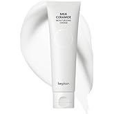 beplain Milk Ceramide Moisturizing Cream for face | Facial Cream for Glowy & Hydrating Skin | Suitable for sensitive & dry skin | Korean skin care | Kbeauty (1.69 fl oz/ 50ml)