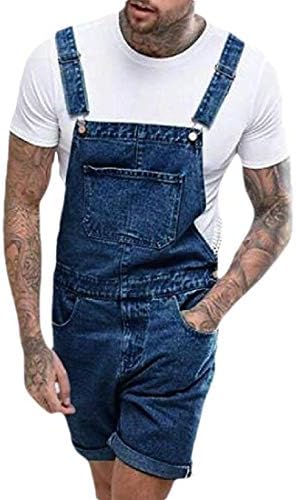 YY-qianqian Men Summer Denim Bib 