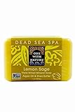 One With Nature Dead Sea Mineral Soap, Lemon Sage, 7-Ounces (Pack of 6)