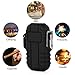 Plasma Arc Lighter Waterproof Windproof Survival USB Rechargeable Electric Lighter Flameless for Outdoor Camping Hiking (Black)thumb 1