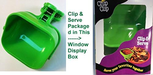 Clip & Serve Dip or Salsa Clip on Bowl - Green
