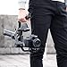 Inverted Handle Sling Grip - Neck Ring Mounting Extension Arm Holder Bracket with Microphone Cold Shoe Mount 1/4''-20 Locating Holes Compatible for DJI Ronin S Stabilizer Gimbal Accessories
