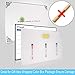 Magnetic Calendar for Refrigerator - QEARLIZ Magnetic Dry Erase Calendar, Fridge Calendar Included 3 Fine Tip Markers & Eraser with Magnet for A Complete Set