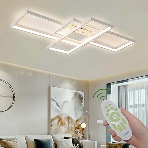 Lumbryzn Modern Dimmable LED Ceiling Light, Living Room and Bedroom Lamp, LED Ceiling Light for Kitchen, Office and Living Room Decorative