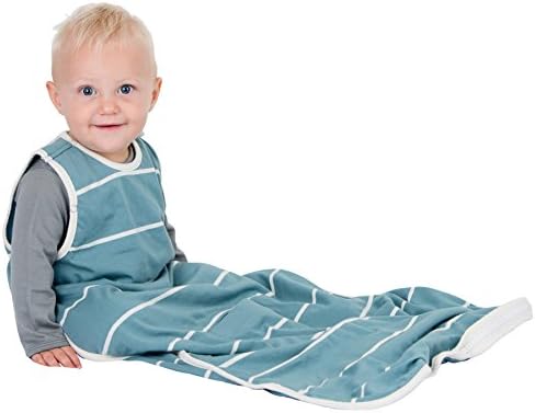 Sweet Cheeks Merino 4 Season Baby Sleep Sack Organic Merino Wool Sleeping Bag Newborn - 2 Years Unisex (NB - 2yrs, Petrol)