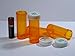 Plastic Prescription Vials/Bottles 50 Pack w/Caps Smallest 6 Dram Size-New