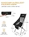 KingCamp Ultralight Compact High Back Folding Chair with Headrest and Carry Bag, Only 3.2 lbsthumb 1