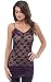 Sheer Extra Long Lace Cami w/Adjustable Straps