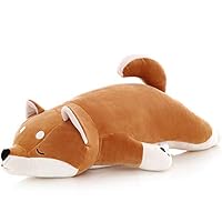 WDDH Cute Plush Dog,Stuffed Animals Corgi Akita Hug Pillow Cushion Gifts Toys for Christmas Valentine