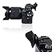 2 Types Camera Eyecup JJC Eye Cup Eyepiece Viewfinder for Sony a7 a7 II a7 III a7R a7R II a7R III a7S a7S II a9 a58 a99 II Replaces Sony FDA-EP18 Eyecup 360 Degree Rotatable Oval Soft Silicone -2 Pack