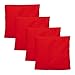 Corn Filled Cornhole Bags - Set of 8 Bean Bags for Corn Hole Game - Regulation Size & Weight - Red and Blue
