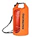 KastKing Dry Bags,100% Waterproof Storage Bags,Military Grade Construction for Swimming,Kayaking,Boating,Hiking,Camping,Fishing, Biking,Skiing,Orange,10L