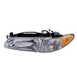 Pontiac Grand Prix 97-03 Head Light Lamp With Bulb Lh 16526111 16525025 16530417