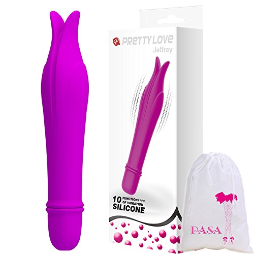 10 Speeds Electric Strong Vibrating Massager, Powerful Small Vibrators, Wireless Waterproof Massager for Couples and Personal with Luxury Storage Bag
