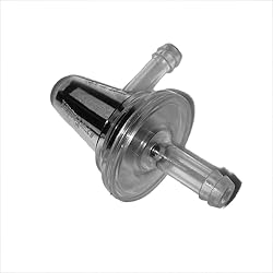 YehVeh 2 Pack Right Angle L Inline Fuel Filter 90